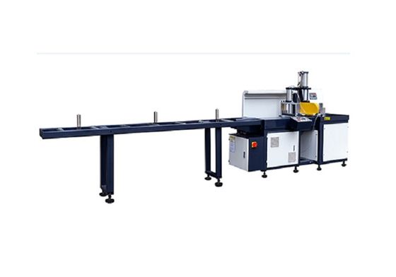 Automatic Single Head Aluminium Profile Cutting Machine Window Section Feeding Corner Key